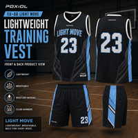 Camiseta de Baloncesto sin Mangas, Chaleco de Entrenamiento Ligero Personalizado con Logotipo del Equipo y Número de Jugador para Clubes, Campamentos y Academias