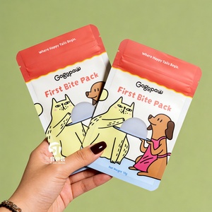 Customized Mylar Stand up Pouch Bags for <b>Pet</b> Food Baby Food & Noodle Packaging-Food Grade Zipper Top Custom Color & Size - Product Image 1