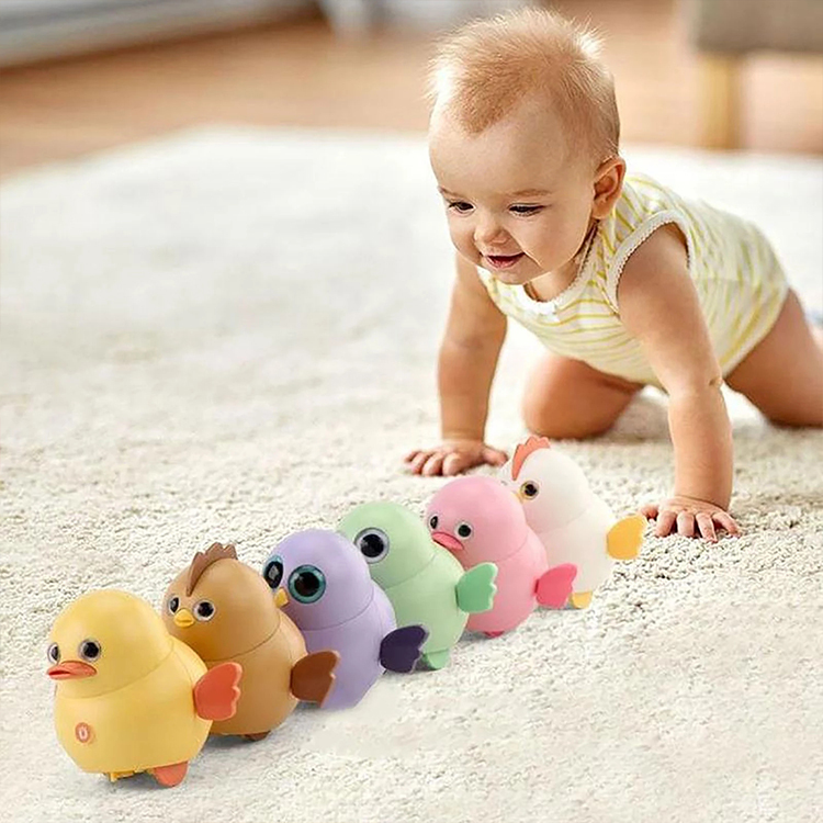 2022 Cube Wibble-Wobble Duck Baby Chicken Swinging Animal Toys Electronic Pet children toys Magnetic Electric Pet