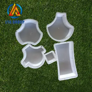 बगीचे के रास्ते के लिए आँगन लॉन घुमावदार सड़क कोबलस्टोन कंक्रीट पेवर ब्लॉक स्टोन मोल्ड - Product Image 1