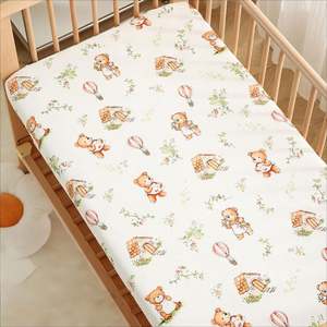 Ensemble de draps en bambou de luxe 100% bambou biologique Ensemble de literie Draps de lit pour berceau - Product Image 6