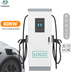 Stations de recharge pour véhicules électriques YIXINDIAN 20kW 30kW 40kW 60kW 80kW 120kW 160kW certifiées CE, double connecteur, contrôle par application, 4G+WiFi - Product Image 1