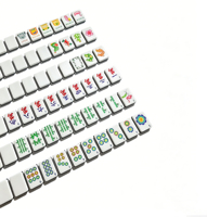 Tuiles de Mahjong flottantes violettes pour jeux de piscine, cartes de Mahjong flottantes personnalisées en mousse EVA, jeu de piscine portable pour fête au bord de la piscine, pour tapis de piscine