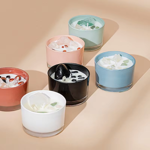 เทียนหอมคริสตัลธรรมชาติ, เทียนถ้วยไขถั่วเหลืองบำบัดพลังงาน, ของตกแต่งบ้าน ช่วยการนอนหลับ ของขวัญ ราคาโรงงาน - Product Image 6