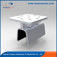Support de fixation de panneau solaire sur toit EMPERY EPR-Clamp, matériau AL6005-T5 SUS304, surface anodisée propre, pour toit métallique 35mm-50mm