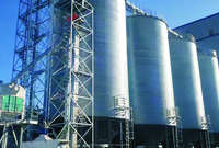 Réservoir de stockage du blé, du maïs et du blé, silos de stockage des semences, silos d'alimentation pour volailles