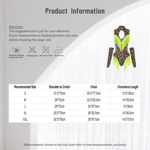 Leotardo de Danza Latina Profesional de Spandex con Flecos, Estampado de Leopardo, Espalda Descubierta, de Una Pieza, para Actuaciones en Escenario, Personalizado para Mujer - Product Image 6