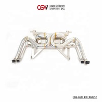 Silencieux d'échappement Growling Sound avec soupapes à vide pour Audi R8 V10 5.2 Plus année 2017-2019 Catback