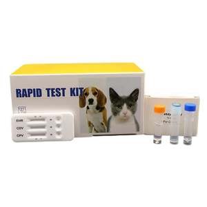 Kit de <span class=keywords><strong>test</strong></span> rapide combiné pour la parvovirose canine, la maladie de Carré et l'Ehrlichia (CPV, CDV, EHR) - Product Image 1
