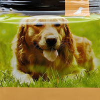 Pochette en plastique brillant à fond plat avec fermeture éclair, réutilisable, haute barrière, pour emballage de friandises pour chiens, emballage alimentaire de qualité alimentaire pour tous les chiens, 2,5 kg