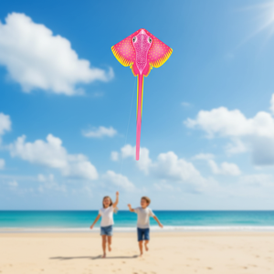 Nouveau Cerf-volant géant en forme de raie 2026 pour enfants et adultes, facile à piloter dans une brise légère, en nylon - Product Image 5