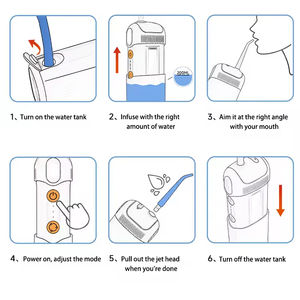 Nuevo Irrigador Bucal Inalámbrico Portátil <span class=keywords><strong>con</strong></span> Logotipo Personalizado, <span class=keywords><strong>Limpiador</strong></span> Dental Eléctrico Inalámbrico - Product Image 3