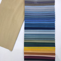 Tissus modernes 100 % polyester, anti-plis, en velours givré uni, tricotés, pour textiles de maison, rideaux et literie, teints