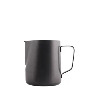 MOJAE High Quality 350ml Metal 304 Stainless Steel Ethiopian Milk Coffee Pitcher Milk Frother Pitcher