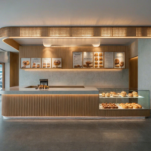 Mostrador de Comida Rápida y Quiosco de Café Personalizados para Centro Comercial |   Exhibidores LED para Minoristas y Soluciones de Diseño de Tiendas Llave en Mano - Product Image 5