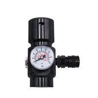 Régulateur de pression CO2 HPA en alliage d'aluminium robuste de précision 0-120 psi pour le contrôle de la pression des réservoirs d'air de paintball