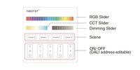 Télécommande de panneau DALl B4-DL RGB+CC, télécommande sans fil RF 2.4G DALl