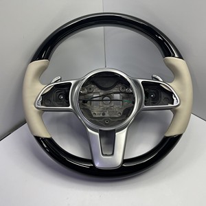 YLC, pour Mercedes-Benz <span class=keywords><strong>AMG</strong></span> Volant en fibre de carbone Matériel en cuir pour A45 <span class=keywords><strong>AMG</strong></span> <span class=keywords><strong>AMG</strong></span> GT <span class=keywords><strong>63</strong></span> W204 W205 W211 W212 W213 - Product Image 1