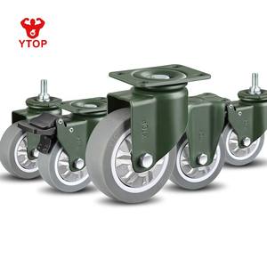 Fundi dor de ruedas al por Bürgermeister 3/4/5 Rollen Gummi Dreh räder Möbel Rollen - Product Image 1