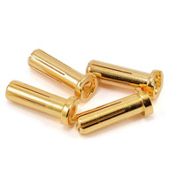 Connecteur banane en laiton Amass 40A unisexe, type balle, 4mm/5mm, 90 degrés, pour soudure, moteur RC, ESC et composants de moteur, pièces d'avion RC
