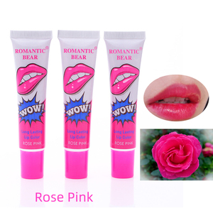 RB01A2 <span class=keywords><strong>WOW</strong></span> Magic Romantic Bear Lipstick, Lindo Lápiz Labial Líquido Desprendible con Efecto Tatuaje, Brillo Labial Mágico Desprendible Romantic Bear - Product Image 4