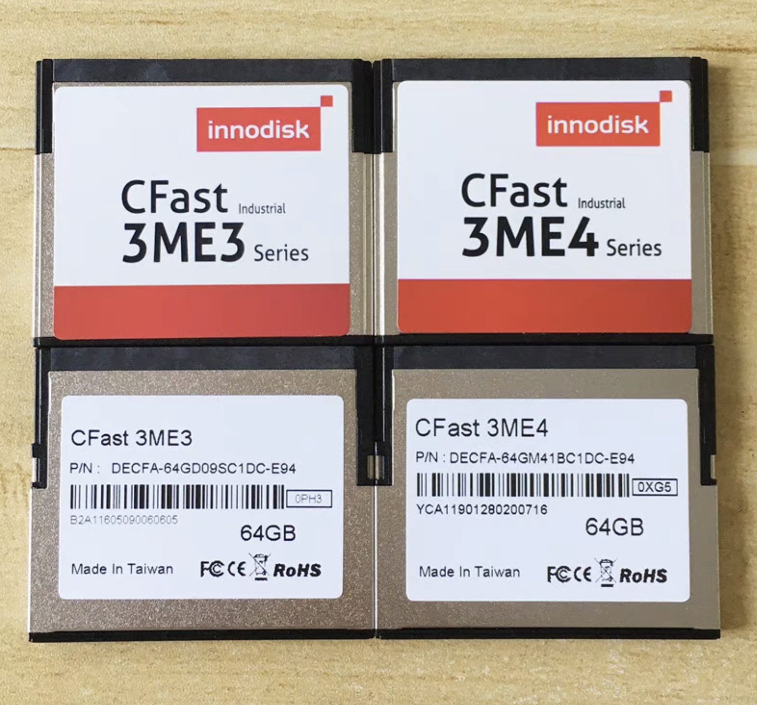 industrial grade cfast card SFCA064GH1AO4TO-I-QC-216-STD, Memory Cards Card, F-800, 64 GB, SLC Flash, -40 C to +85 C : Electronics CFast - Advantech
