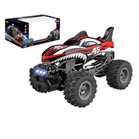 Super rapide RC Monster 1:14 2.4 GHz télécommande camion jouet avec tout-Terrain lumière et musique dinosaure voiture en PVC pour adultes