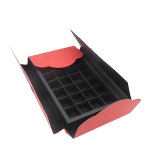 12pcs סיטונאי קראפט נייר מחיצת הכנס קוקי שוקולד אריזה תיבת עם רפידות - Product Image 5