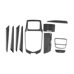 Kit de molduras de fibra de carbono seca para <span class=keywords><strong>Maserati</strong></span> <span class=keywords><strong>Levante</strong></span>, <span class=keywords><strong>Ghibli</strong></span>, Quattroporte - Carcasa de espejo, panel de botones, manija de puerta - Product Image 1