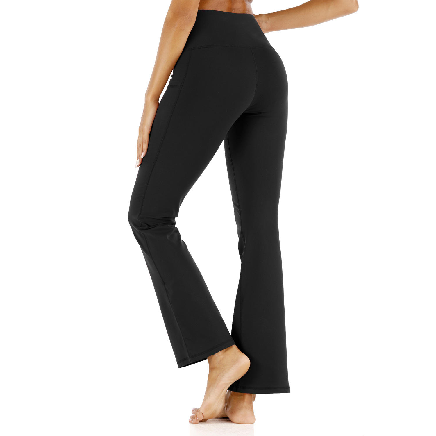 Petit pantalon à cloche en Polyester pour femme, vêtements d'été
