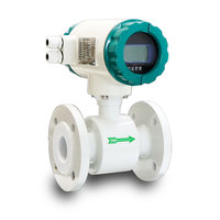 Débitmètre électromagnétique numérique 220V pour eau de mer, RS485, 4-20mA, OEM, haute précision, pour liquides, acides, pâtes, alcalis, batterie 3.6V, IP68