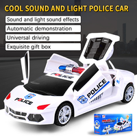 Best Seller eléctrico 360 rotación deformación automática Puerta Abierta Universal rueda conducción políticas coche juguetes con luz LED música