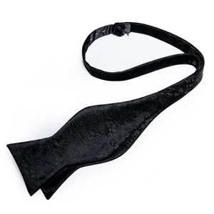 Self-<strong>Tie</strong> Men's Polyester <strong>Bow</strong> <strong>Tie</strong> <strong>Black</strong> Floral Pink Green Blue Paisley Solid Butterfly Wedding Prom Tuxedo Suits Accessories Gift - Product Image 4