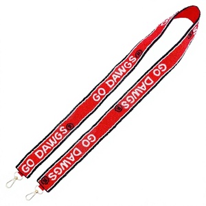Go dawgs กระเป๋าลูกปัดสีแดงสายรัดลูกปัดสีทองสีขาวอุปกรณ์เสริมกระเป๋าพิเศษอุปกรณ์เสริมกระเป๋า - Product Image 1