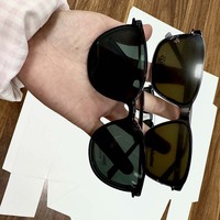 Clip de lunettes de soleil avec monture en acétate, lunettes optiques de stock, prix bas, clip de lunettes de soleil aléatoire, monture à motifs mixtes, unisexe