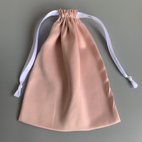 Sac de cheveux en Satin personnalisé avec Logo, sac cadeau en soie, emballage de cheveux, sac de rangement de perruque