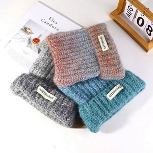Wholesale Warm Women's Winter Fur Beanie Knitted <b>Hats</b> With Cute Ear Square Stretch Mohair Beanies - Product Image 3