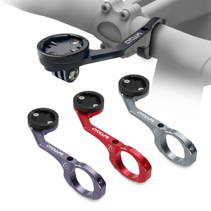 Support d'extension de capteur d'ordinateur de vélo en alliage d'aluminium CYCLAMI NEW avec logo personnalisé pour ordinateur de vélo Barfly - Product Image 1