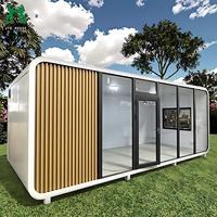 Maison Contemporaine en Conteneur d'Acier, Design Minimaliste Européen, Préfabriquée, Écologique pour Villas, Appartements, Boutiques, Bureaux