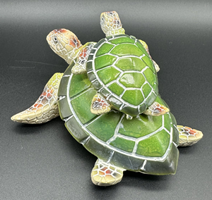 Cuộc Sống Kích thước climbingblue Rùa Biển nở polyresin figurine - Product Image 4