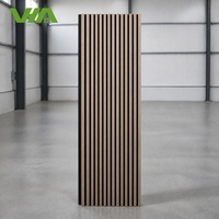 Panneaux muraux acoustiques modernes sur mesure en bois lamellé et placage de bois, insonorisants, écologiques, 7 couleurs pour intérieur et extérieur