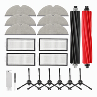 Pièces de rechange compatibles avec Roborock Q5 Pro Q8 Max, kit d'accessoires, brosse principale, filtres, serpillière, brosse latérale, sac