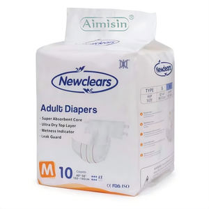 Pañales para Adultos Aimisin al <span class=keywords><strong>por</strong></span> Mayor, Desechables, Altamente Absorbentes, Imprimibles, Impermeables, Resistentes, con Cintas Adhesivas para el <span class=keywords><strong>Cuidado</strong></span> <span class=keywords><strong>de</strong></span> Personas Mayores - Product Image 1