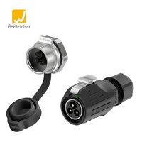 Connecteur de câble étanche IP68 10A, prise mâle aviation LP16, borne de panneau d'alimentation pour LED PCB