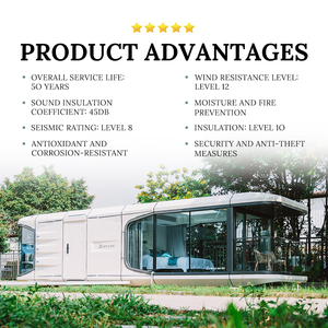Zcamp P7 Maison Capsule Portable de Camping, Conteneur Préfabriqué Moderne Modulaire pour Extérieur, Mini Espace Préfabriqué, Hôtel Mobile de <span class=keywords><strong>Plage</strong></span> - Product Image 4