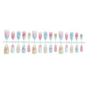 <span class=keywords><strong>Uñas</strong></span> Postizas <span class=keywords><strong>de</strong></span> Playa con Diseño <span class=keywords><strong>de</strong></span> Conchas Pintadas a Mano, 30 Piezas, Flores 3D, Mariposas, Corazones, Piezas <span class=keywords><strong>de</strong></span> Arte <span class=keywords><strong>de</strong></span> <span class=keywords><strong>Uñas</strong></span> <span class=keywords><strong>de</strong></span> Alta Calidad - Product Image 5