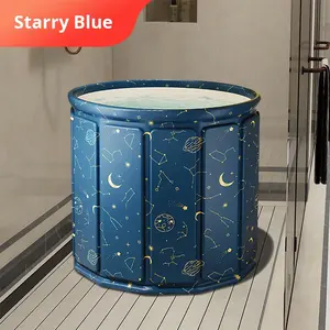 Piscine portable pliable en <span class=keywords><strong>bâche</strong></span> pour adultes et enfants, pas besoin d'installation, utilisation à domicile, baignade pour bébé - Product Image 4