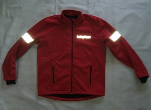 Chaqueta de Reparto de <span class=keywords><strong>Pizza</strong></span> de Alta Visibilidad con Banda Reflectante, Chaqueta Softshell con Logotipo Impreso para Servicios de Comida Rápida para Llevar - Product Image 2