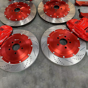 Rotors de disque de frein traités thermiquement haute température 355X32mm pièce auto voiture gros étrier de frein kit remplacement pour Audi Corolla - Product Image 4