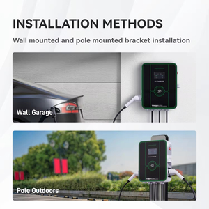 Borne de Recharge AC Commerciale Double Pistolet 44kW Haute Vitesse Compatible Type 1/2 32A IP65 Wallbox pour Flottes/Places de Stationnement - Product Image 4